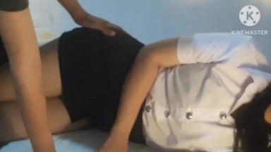 gangguin adik sedang tidur siang