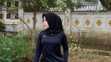baru aja siap joging langsung mandi