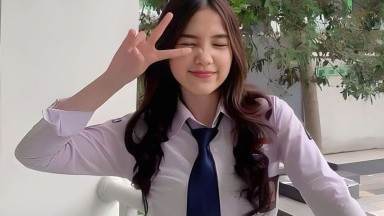 tante codsplay jadi anak sma saat aku janjian di hotel bersamanya