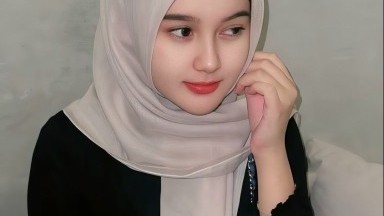 cewek hijab puas banget dapet cowok anu nya gede