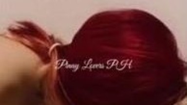 wanita berambut merah | viral